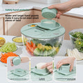 Multifunctional Manual Vegetable Cutter and Drain Basket